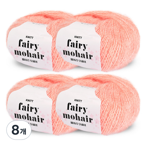 니뜨 페어리 모헤어 뜨개실 25g, 29 피치, 8개