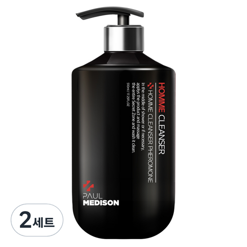 폴메디슨 옴므 쿨링 남성청결제 페로몬향 510ml, 2세트