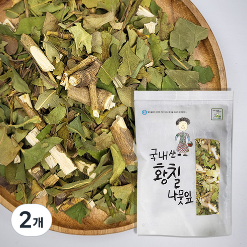 월드블링 국내산 황칠나무잎, 300g, 2개