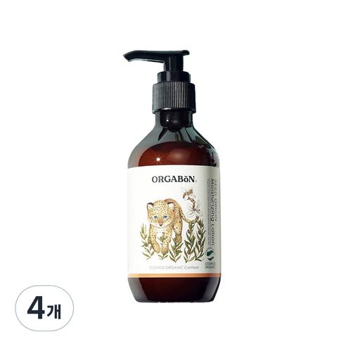 오가본 씨앗품은 수분 유아로션, 4개, 200ml