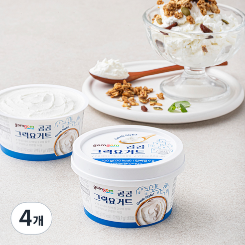 곰곰 그릭 요거트, 100g, 4개