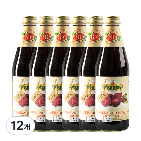 파너 유기농 비트루트 주스, 500ml, 12개