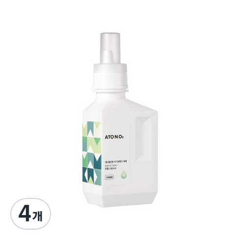 아토앤오투 올인원 식기세척기 세제, 4개, 600ml