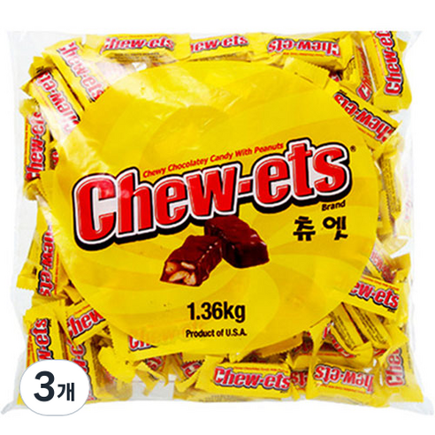 츄엣 미니초코바, 1.36kg, 3개