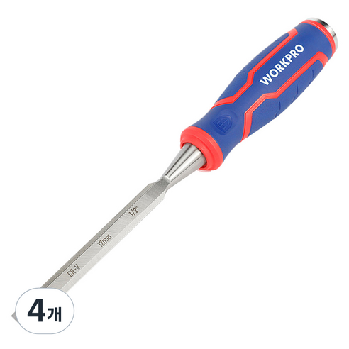 워크프로 목재 끌 12mm WP243006, 4개