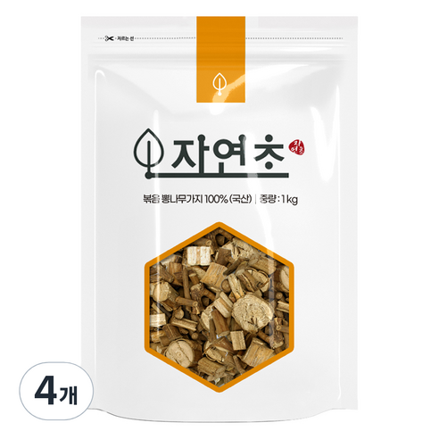 볶은 뽕나무가지 상지, 1kg, 4개