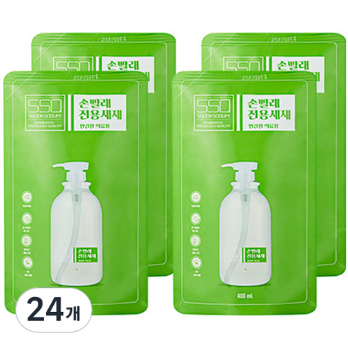손빨래 전용세제 민감한 의류용, 400ml, 24개