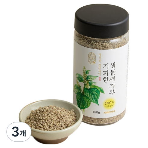 지리산처럼 거피 생들깨가루, 150g, 3개