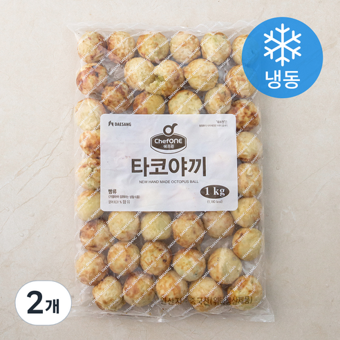대상 쉐프원 타코야끼 (냉동), 1kg, 2개