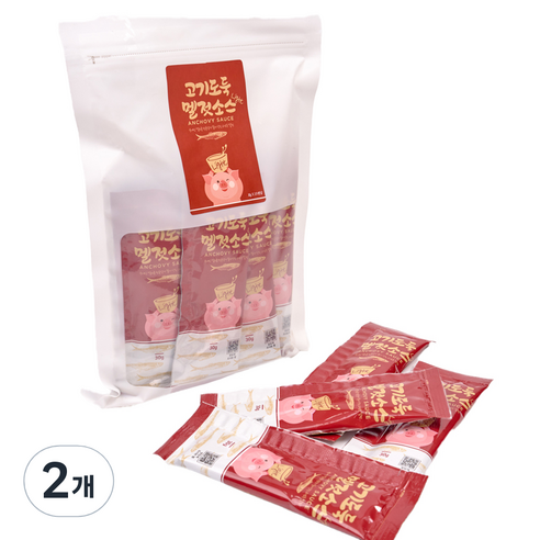 고기도둑 멜젓소스 라이트 스틱, 300g, 2개