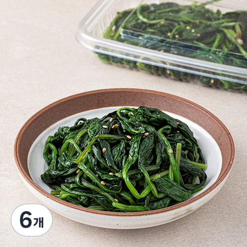 식탁위의사계 시금치나물, 75g, 6개