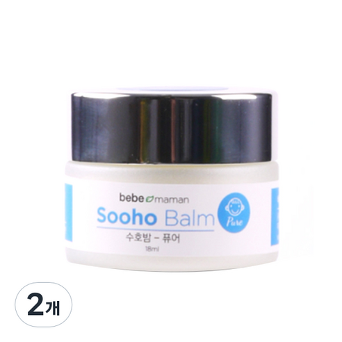 베베마망 수호밤 퓨어, 18ml, 2개