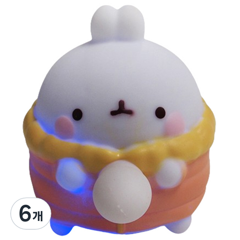 라이트 풍선 부는 몰랑이 아프리콧, 6개