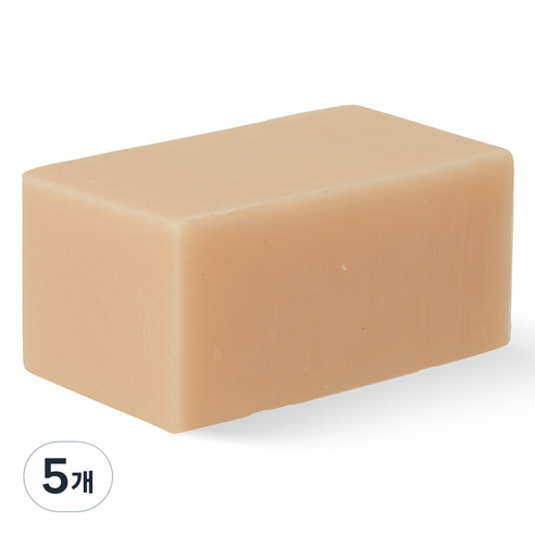 아비브 페이셜 솝 브릭 핑크 세안 비누, 100g, 5개