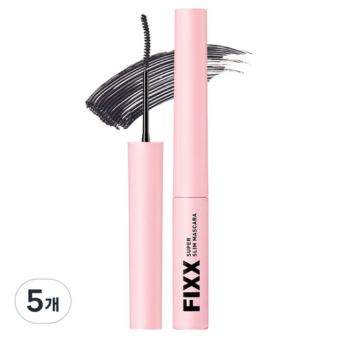 쏘내추럴 수퍼 픽스 슬림 마스카라 2.8g, 5개, 01 딥 애쉬블랙