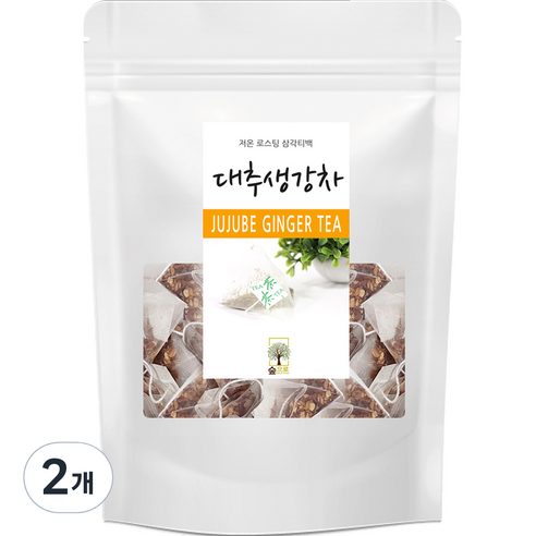 숲으로허브 대추생강차 삼각티백, 1.2g, 100개입, 2개