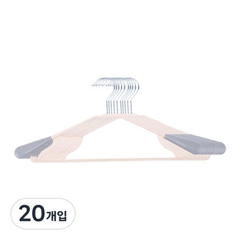 논슬립 옷걸이 Y121, 타입4, 20개