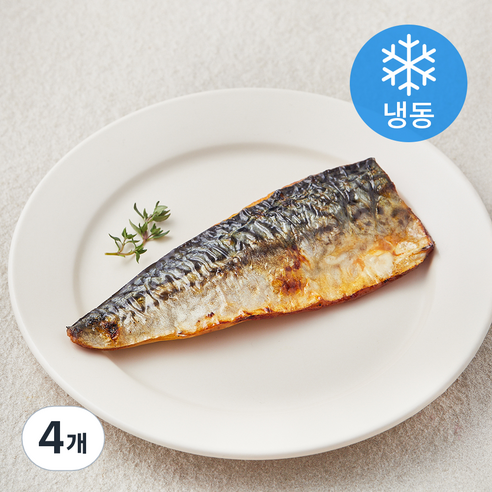 THE맛있는 화덕에 바로구운 가시없는 불맛 고등어구이 (냉동), 4개, 70g