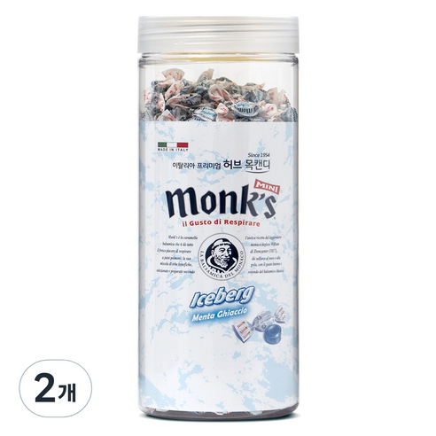 Monks 아이스버그 캔디, 450g, 2개