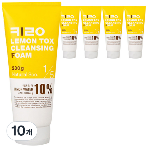 키로 레몬 톡스 클렌징 폼, 200g, 10개