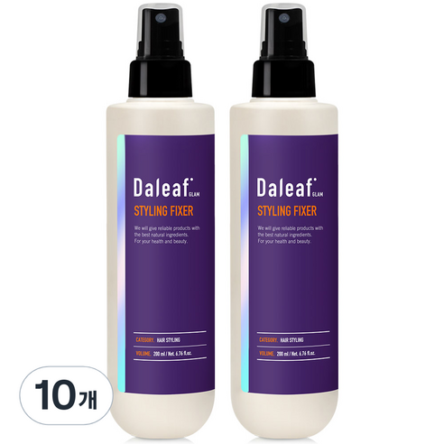 달리프 글램 스타일링 헤어픽서 스프레이, 200ml, 10개