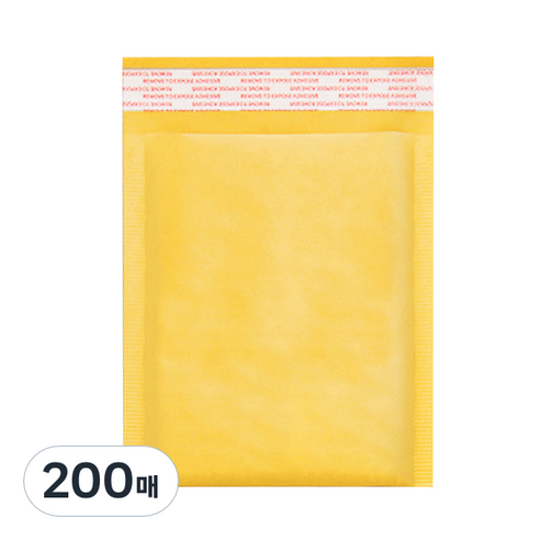다다 에어캡 안전봉투 15*18cm, 200개