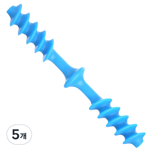 휴대용 플렉시블 발바닥 마사지 지압봉 스틱, 스카이블루, 5개