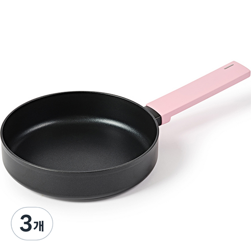 글라스락 인덕션 셰프토프 IH 스타팅 프라이팬, 24cm, 3개