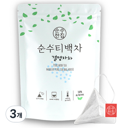 순수한집 결명자차 티백, 1g, 10개입, 3개