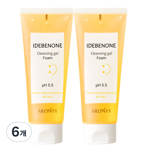 메디플라워 아로닉스 이데베논 클렌징 젤 폼, 150ml, 6개