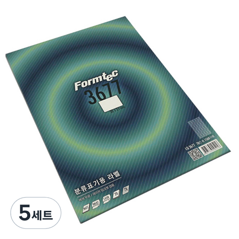 폼텍 전산 분류표기용 라벨지 30 x 21 mm LQ-3677, 78칸, 100개