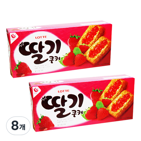 딸기쿠키, 230g, 8개