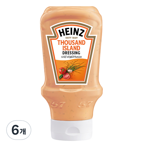 하인즈 사우전드 아일랜드 드레싱, 428g, 6개