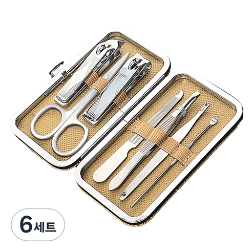 오와이규 가정용 손톱깎이 7종 세트, 샴페인, 6세트