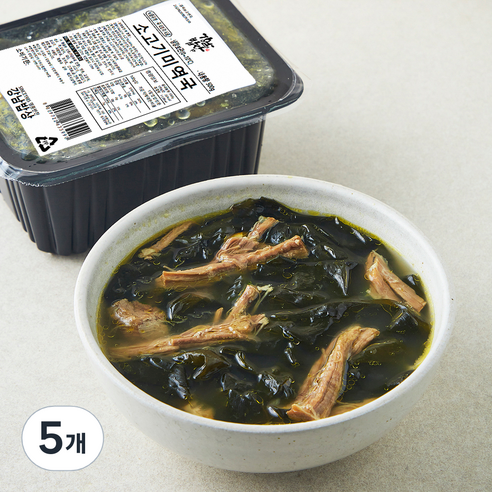 강남밥상 소고기미역국, 500g, 5개