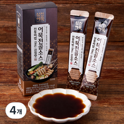 삼진어묵 주부천하 쯔유 비법 어묵전골소스 6개입, 90ml, 4개