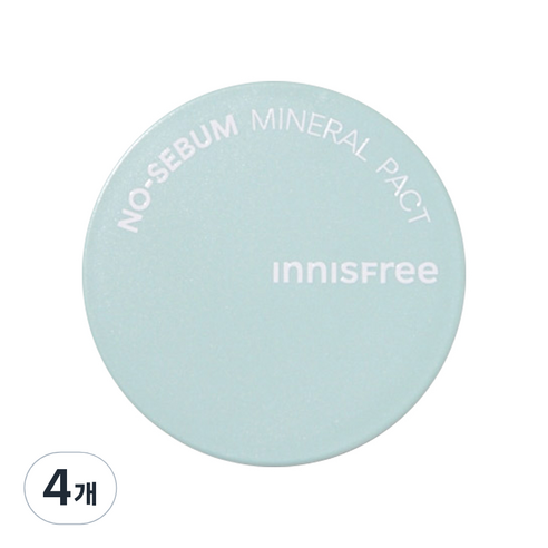 이니스프리 노세범 미네랄 팩트 8.5g, 4개