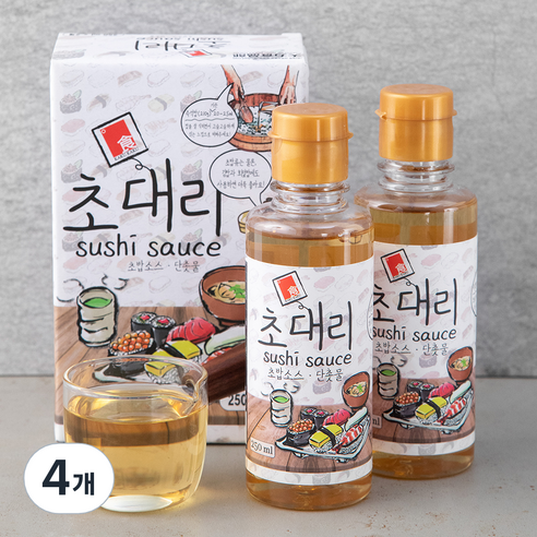 카쿠카쿠 초대리 소스, 500ml, 4개