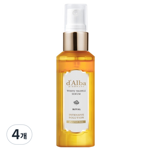 달바 화이트 트러플 로얄 인텐시브 세럼, 60ml, 4개