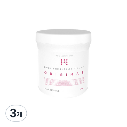 메르헨랩 오리지널 고주파크림, 800ml, 3개