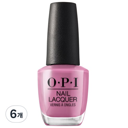 오피아이 네일락커 매니큐어, T82, 6개, 15ml