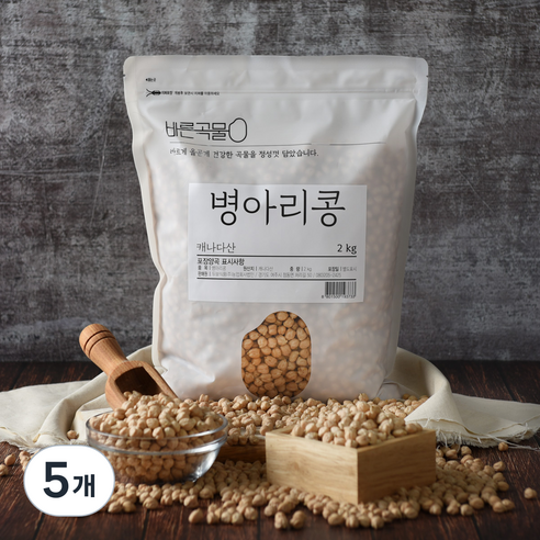 두보식품 바른곡물 병아리콩, 2kg, 5개