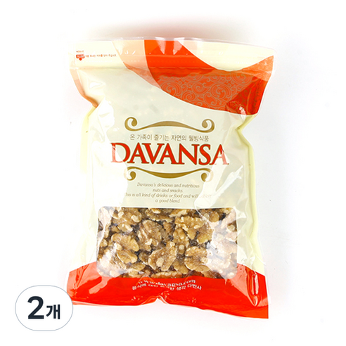 DAVANSA 반태호두, 500g, 2개