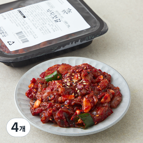 강남밥상 낙지젓갈, 100g, 4개