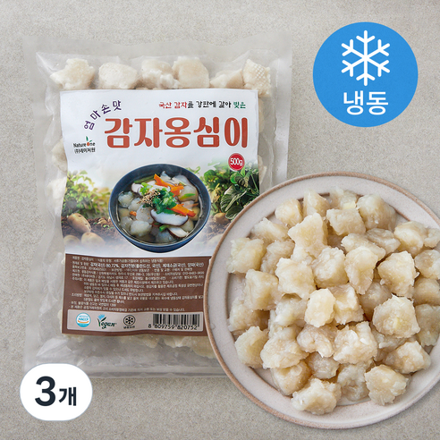 감자옹심이 (냉동), 3개, 500g