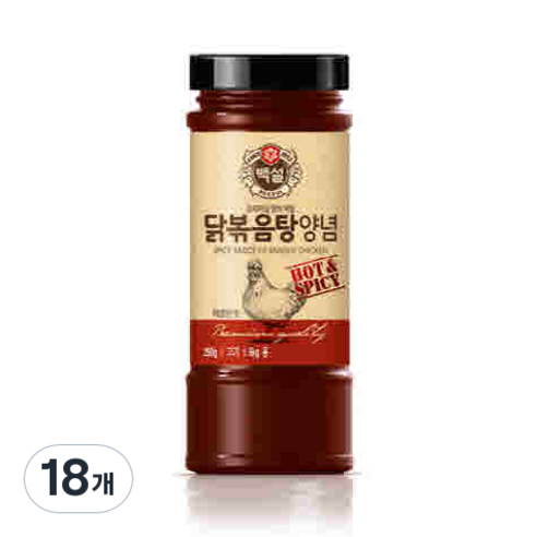 백설 닭볶음탕양념, 290g, 18개