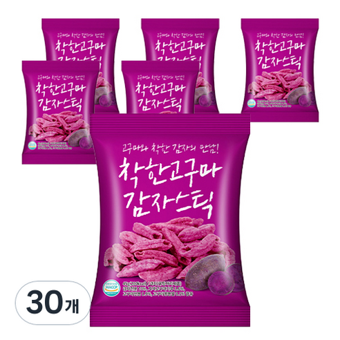 에이스엠앤티 착한고구마 감자스틱, 45g, 30개