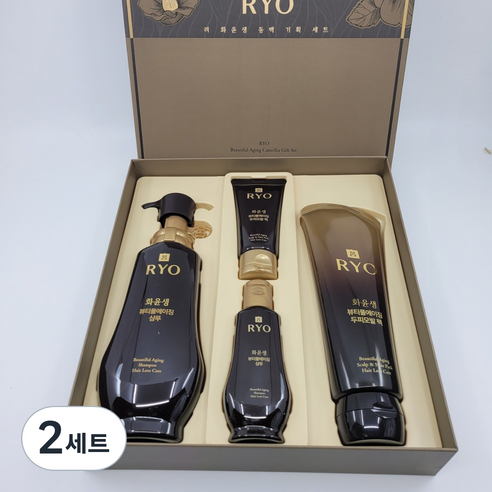 려 화윤생 동백 4종 헤어세트, 2세트