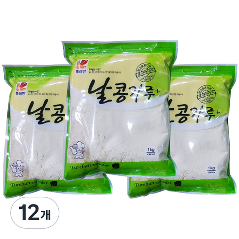 뚜레반 날콩가루+, 1kg, 12개