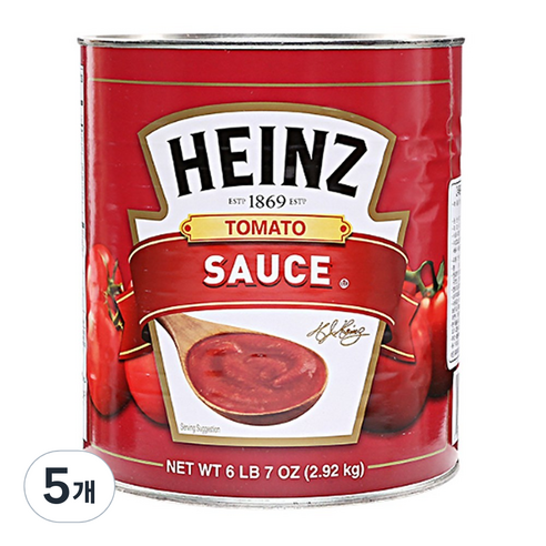 하인즈 토마토소스, 2.92kg, 5개